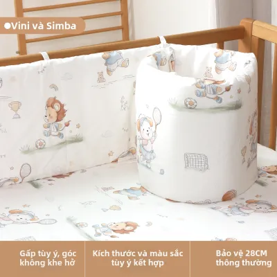 Chắn Giường Bé An Toàn Chống Va Đập 3 Bên