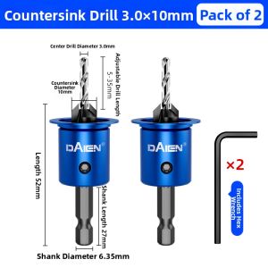 DAIENGONGJU | Two-in-One Limiting Woodworking Drill Bit