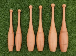 Rehabilitation Shoulder Indian Clubs Wooden