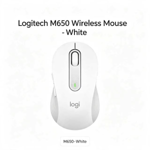 Logitech | Logitech M650 Signature Ergonomic Wireless Bluetooth Mouse Long Lasting Battery Silent Click Optical Tracking Logi Bolt Receiver