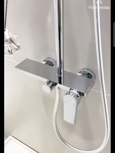 Bộ Sen Cây Nóng Lạnh YAMATO - Bộ sen vòi tắm  củ đồng mạ crom Niken 5 lớp cao cấp SC-147 - Bảo Hành 5 Năm