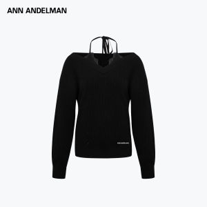 ANN ANDELMAN | Lace Trimmed High-Neck Off-Shoulder Sparkling Sequin Knit Jacket