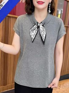 QIAOXIZI | Áo Thun Dáng Rộng Cổ Đẹp