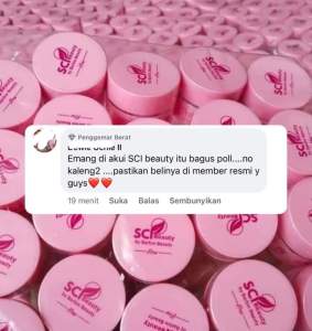 PELICIN SCI original untuk beruntusan jerawat meradang dll