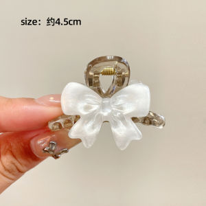 กิ๊บติดผมทรงกล้วยน้ำจิ้มสีอ่อนสำหรับผู้หญิง 2024 กิ๊บติดผมทรงเจ้าหญิงระดับไฮเอนด์ที่หรูหรา เครื่องประดับผมแบบหนีบผมสำหรับผู้หญิง