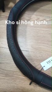 Bọc vô lăng vô lăng da thật vô lăng da cá sấu bọc tay lái bao tay lái bọc vô lăng ô tô 100% da thật