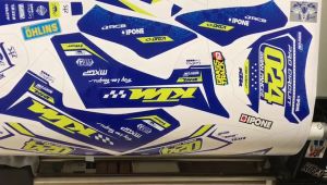 decal viar cross 150/200 hitam racing simple