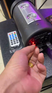 Loa Bluetooth Crown 4 Bass 10 Usb-Thẻ Nhớ-Radio Fm-Karaoke Loa Cho Ô Tô Super Bass Nghe Nhạc Cực Hay - H2Pro Tech