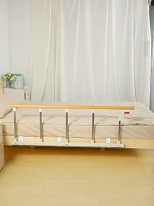 Foldable Bedside Handrail No-Drill Anti-Fall Grip Elderly Assist Device Stable Non-Slip Rail Convenient Safety Barrier