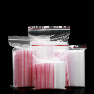 100pcs/lot Transparent Jewelry Earring Packaging Bag Small Jewelry Bag Self-sealing Packaging Bag Sealed Bag
