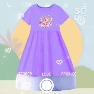 Dress Cantik anak perempuan usia 1-8 tahun Teenieping And Friends