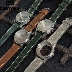 Retro 36/39 มม.นักบิน Little Prince นาฬิกาสแตนเลส Sapphire Glass 20ATM Fit NH35 NH36 การเคลื่อนไหว Part สายหนัง