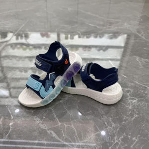 รองเท้าแตะเด็กลายผู้ชาย สวมใส่สบาย ระบายอากาศได้ดี น้ำหนักเบา สำหรับเด็กชายและเด็กหญิง รองเท้าแตะชายหาด