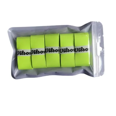 Wilson | WILSON 5pcs/lot Tennis Overgrip PU Anti Slip Sweatband Absorbed Tape Tenis Racquet Tennis Racket Damper Grip Tennis Grip