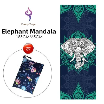 Sweat-Absorbent Non-Slip Yoga Mat Towel