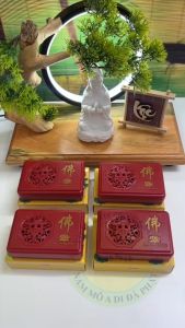 Máy Niệm Phật 10 Bài Màu Đỏ Ghim Điện Trực Tiếp