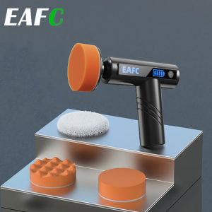 EAFC Car Polisher Handheld Wireless Polisher Car Polishing Waxing Machine Power Tool for Car Body Cleanig Waxing Repair
