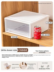 ZHIZHOU | Transparent Drawer-type Underwear Storage Box