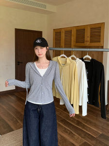 Áo Thun Dài Tay Thường Ngày Cỡ Lớn Có Mũ Trùm Đầu Áo Thun Dài Tay Mùa Thu Mới Cho Nữ Che Phủ Thịt Apparent Slimming