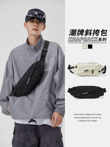 Sporty Mens Small Crossbody Bag Casual Riding Waist Bag Chest Bag Single Shoulder Bag Bicycle Difference Bag Oxford Cloth