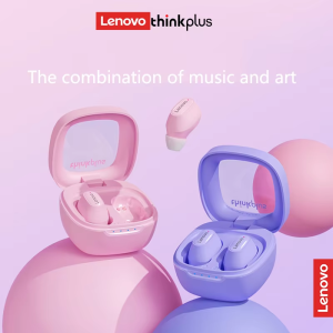 Lenovo | Lenovo Thinkplus XT62 Earphone Bluetooth 5.3 Headphones Waterproof Touch Control Low Latency HiFi Earbuds Sport Headset HD Call