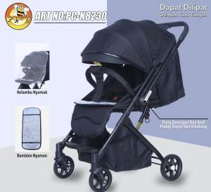 Stroller Pacific Reversible Handle Bar PC K8250 K8350 - Kereta Dorong Anak 2 Arah