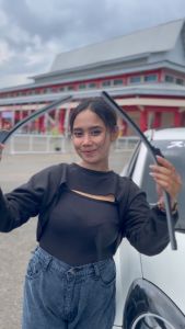 Paket Wiper Frameless Tanpa Rangka Besi Universal Semua Tipe Mobil Banyak Bonus