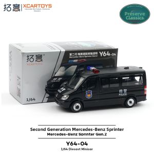 XCARTOYS | Simulated Police MPV Model 1/64 Alloy
