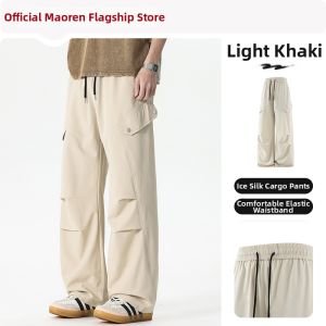 MiiOW | Breathable Cool Silk Lightweight Loose Mens Pants