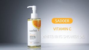 👑BY 210 SADOER Vitamin C Whitening&Moisturizing Shower Oil Body Wash 250ML Improves Rough Skin Deep Clean美白深层清洁身体沐浴液