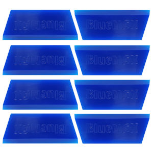 8PCS Soft BLUEMAX Rubber Strip Scraper PPF Film Wrap Squeegee Car Cleaning Tool Window Tint Wash Accessories Water Wiper
