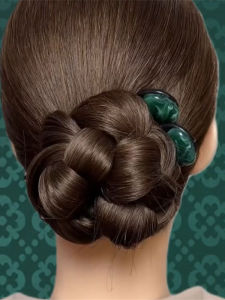 Kẹp Tóc Thời Trang Cổ Điển Đơn Giản Cho Phụ Nữ Kẹp Tóc Tròn Kẹp Tóc Đi Chơi Kẹp Tóc Trang Trí Phụ Kiện Tóc Cho Phụ Nữ