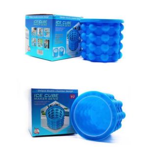K.1pcs  ICE CUBE MAKER Food grade environmentally friendly silicone material ice bucket ice bucket / ice cube maker genie Portable ice bucket Storage ice bucket