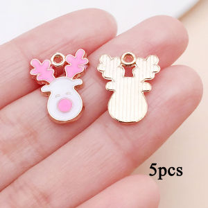 Hợp Kim Men Giáng Sinh Quyến Rũ 5 Chiếc/20 Chiếc Để Tự Làm Đồ Trang Sức - Móc Khóa Bông Tai Vòng Tay Phụ Kiện Vòng Cổ
