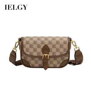 IELGY แฟชั่นกระเป๋าคนส่งเอกสารของผู้หญิงแฟชั่นไหล่ข้างเดียวใต้วงแขนเล็กกระเป๋าสี่เหลี่ยม