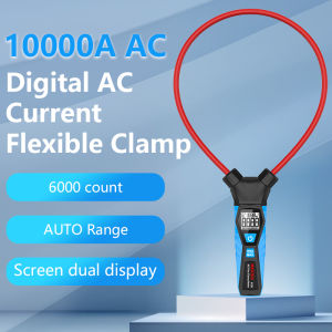 FC01 Flexible Clamp Meter AC 1000A Current Portable Auto Large Diameter Jaw Clamp Multimeter for Electrician Power Maintenance Frequency