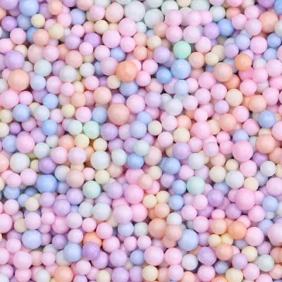 20g/pack Polystyrene Filler Styrofoam Balls Bottle DIY Snow Mud Accessorie Small Tiny Foam Beads for Gift Box Balloon Decoration