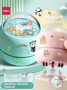 deli | Desk Vacuum Cleaner for Eraser Dust Table Cleaning