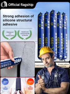 750g Strong Waterproof Sealant Structural Adhesive Glass Adhesive 995 High Viscosity Neutral Sealant for Crack Le Free Glue Nozz