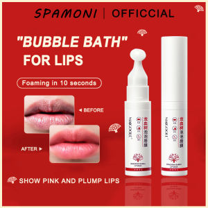 Spamoni Dragon Blood Tree Bubble Lip Mask Exfoliates Dilutes Fine Lip Lines Diminishes Melanin Repairs Cracks Prevents Chapped Lips Lip Care 7.5ML