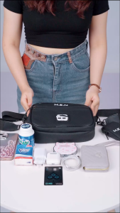Túi đeo chéo siêu cute Men BX5 có túi nhỏ chống trầy [SẢN PHẨM MỚI]