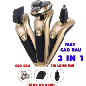 Máy Cạo Râu Đa Năng LINGKE FS3188 - 3 Trong 1 Cắt Tóc Cạo Râu Tỉa Lông Mũi Cao Cấp