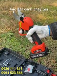 Máy Cắt Cành Cây Máy cắt tỉa cành kéo cắt cây dùng pin siêu khỏe cho nghề làm vườn cây cảnh