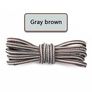 Striped Double Color Shoelaces Round Cotton Shoe laces Outdoor Boots and Sneakers Shoelace 18 Color 70CM 90CM 120CM 150CM 1 Pair