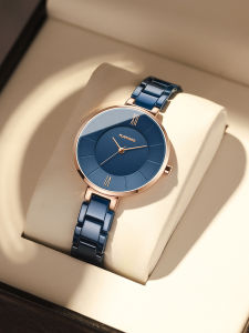 Minimalist Ceramic Watch for Women Waterproof