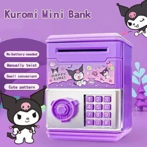 Kuromi Piggy Bank with Secure Storage Girls Boys Toy Coin Banks Toy For Kids Money Box Gifts