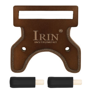 IRIN | IRIN Wooden Guitar Pick Box Dual‑Function Pick Holder Headstock Mount Accessory for Guitar Ukulele Pick Storage Organization