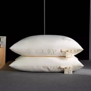 Eco-Friendly Cotton Hull Neck Support Pillow Single Person Medium Low High Adjustable Five Star Hotel Quality Bedding