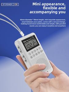 Jinzheng C96 Mini Elderly Recorder Radio Small Card-Inserting Bluetooth Speaker Student MP3 Player Walkman