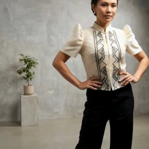 Modern Filipiniana for Mondays by Dazelle Tailoring